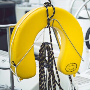 LIFEBUOY HORSESHOE- MARINEPOOL, YELLOW